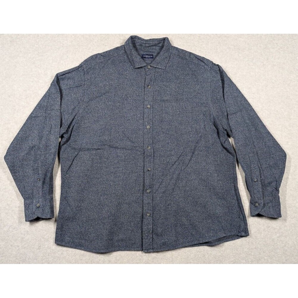 Proper Cloth Men Shirt 2XL Flannel Warm Button Up‎ Long Sleeve Collared Casual